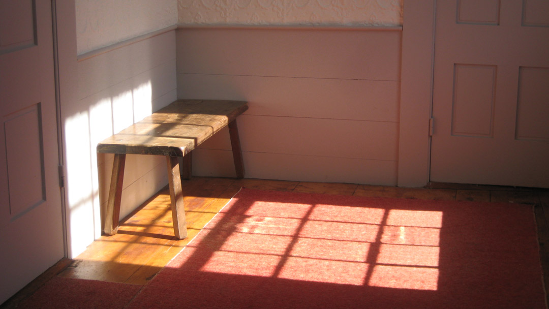 Pause and reflect as you enter the Vestabule